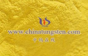 Chemical Composition of Nano Tungsten Oxide Particles