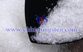 What is the Molecular Structure Diagram of Ammonium Metatungstate?