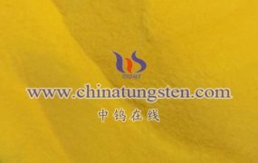 Chemical Properties of Sub-Nanometer Yellow Tungsten