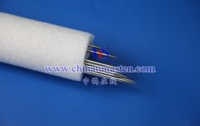 What is a tungsten needle used for?